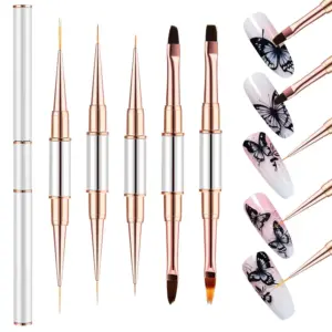 Professional Nail Art Brush Set with 10 Tips