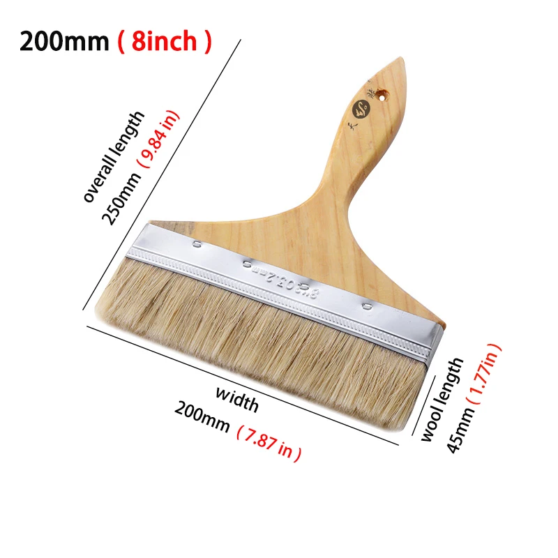 White Mane Brush for Painting and Cleaning 6 White Mane Brush for Painting and Cleaning - Image 6