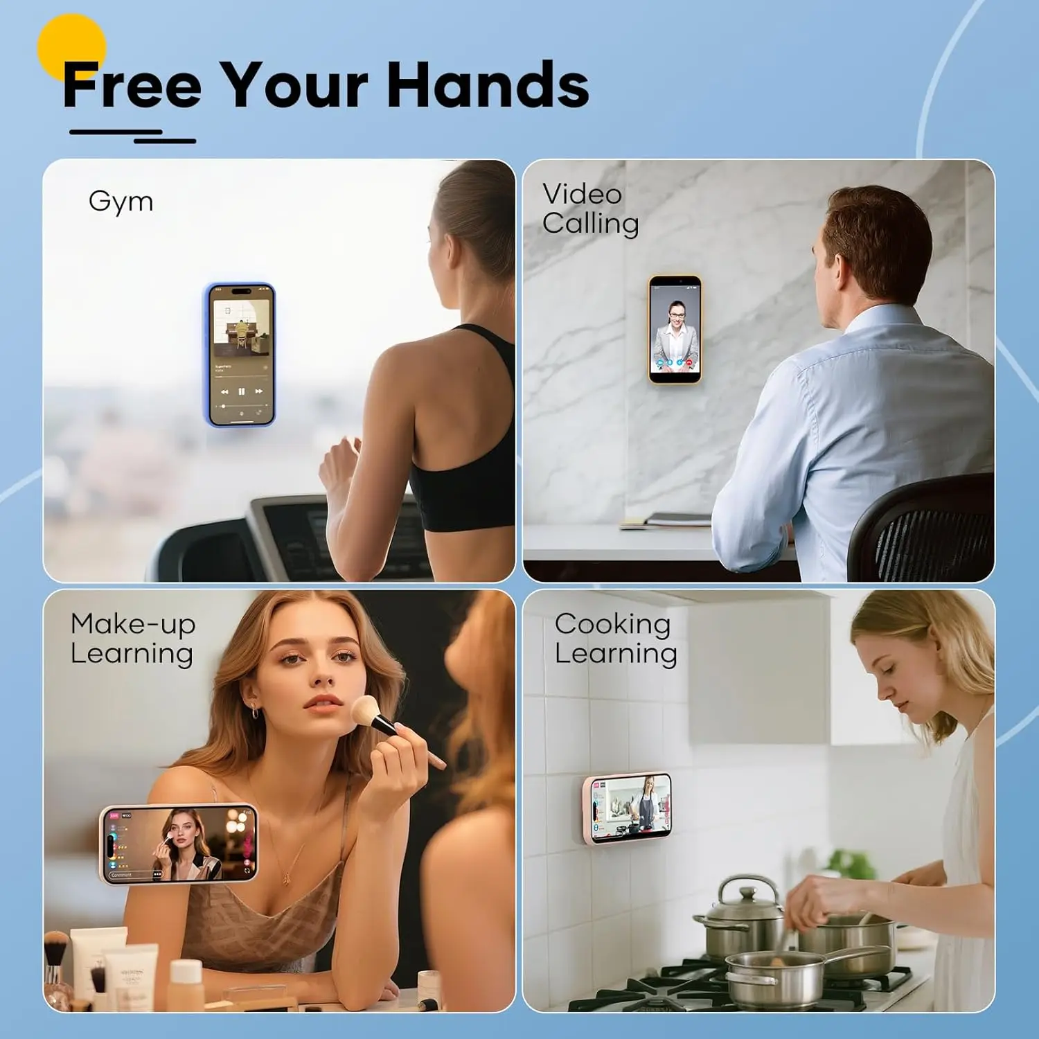 Double-Sided Silicone Suction Phone Mount 3 Double-Sided Silicone Suction Phone Mount - Image 3