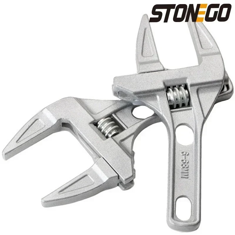 200mm Aluminum Adjustable Wrench for Plumbing 6 200mm Aluminum Adjustable Wrench for Plumbing - Image 6