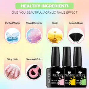 6-Pack UV/LED Gel Nail Polish Set 13 Sa5027f9d8fed4e6691f23a23b40e5789Y