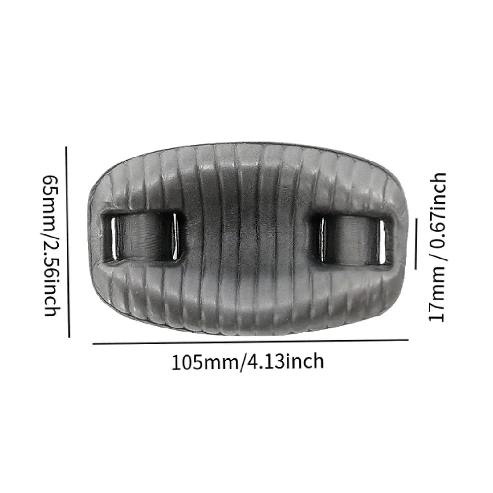 White Hockey & Football Helmet Chin Pad 6 White Hockey & Football Helmet Chin Pad - Image 6