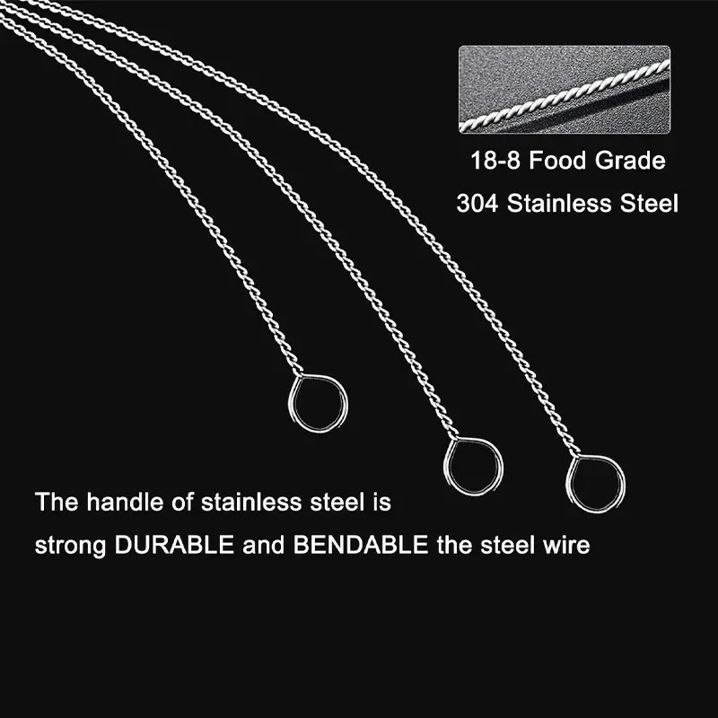 Stainless Steel Drinking Straw Cleaning Brushes Set 4 Stainless Steel Drinking Straw Cleaning Brushes Set - Image 4