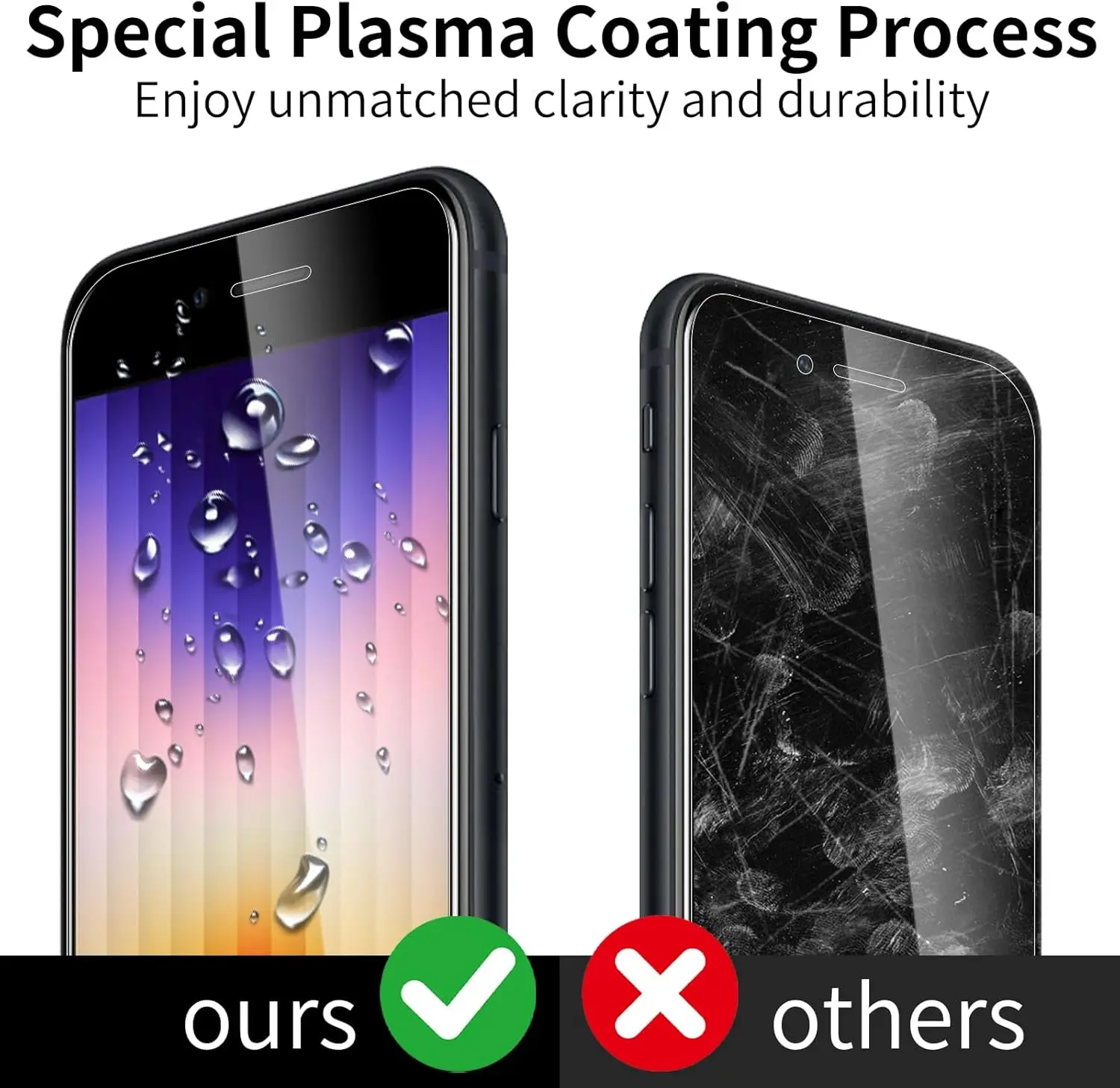 Set of 3 iPhone Tempered Glass Protectors 6 Set of 3 iPhone Tempered Glass Protectors - Image 6