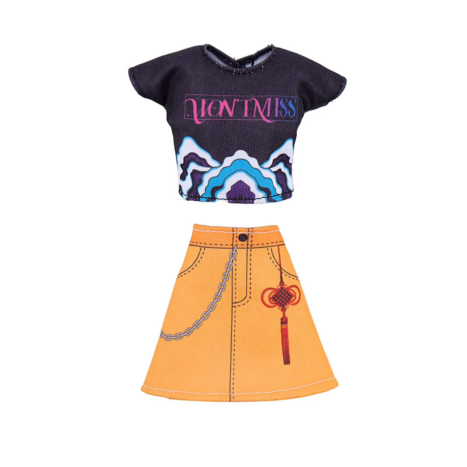 Stylish Doll Outfit Set for 11.5-inch Dolls 2 Stylish Doll Outfit Set for 11.5-inch Dolls - Image 2