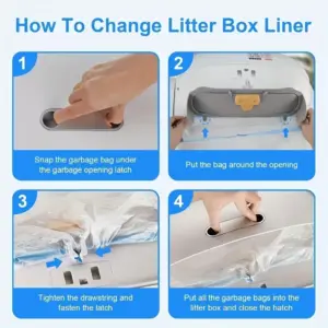 Pet Waste Bag Set for Self-Cleaning Cats 13 Sa64a8f9581914ff3ac103fbe7451cb1c5