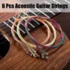 Colorful Acoustic Guitar Strings Set for Various Guitars