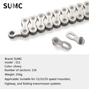 SUMC 8-12 Speed Bicycle Chain for All Drivetrains 14 Sa6b864c781a6484a827e912287f6bdd8f