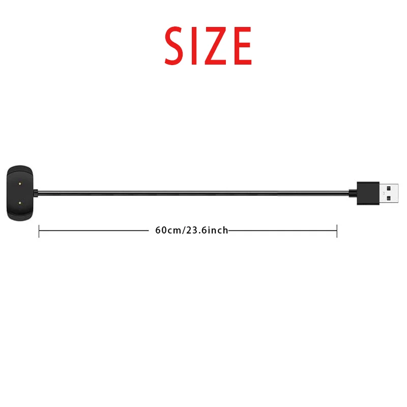 Black Magnetic USB Cable for Amazfit GTR3 6 Black Magnetic USB Cable for Amazfit GTR3 - Image 6