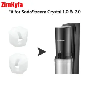 White Replacement Nuts for SodaStream Crystal