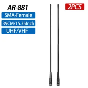 ABBREE AR-881 VHF/UHF SMA-Female Antenna 17 Sa7ece81a163c43b6b4db1b06bc09710ay