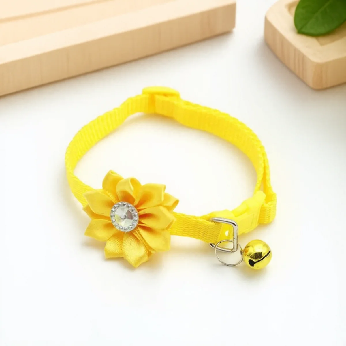 Vibrant Adjustable Pet Collar with Floral Accent 8 Vibrant Adjustable Pet Collar with Floral Accent - Image 8