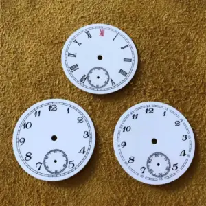 37mm ETA 6498 Watch Dial in White Enamel 10 Sa83f75f3d31f40ad9973a88d50b254b9L