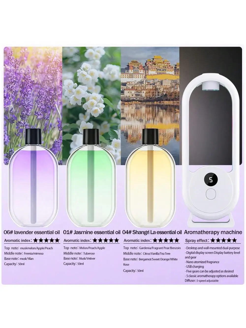 Portable Aromatherapy Diffuser with Vibrant Colors 9 Portable Aromatherapy Diffuser with Vibrant Colors - Image 9