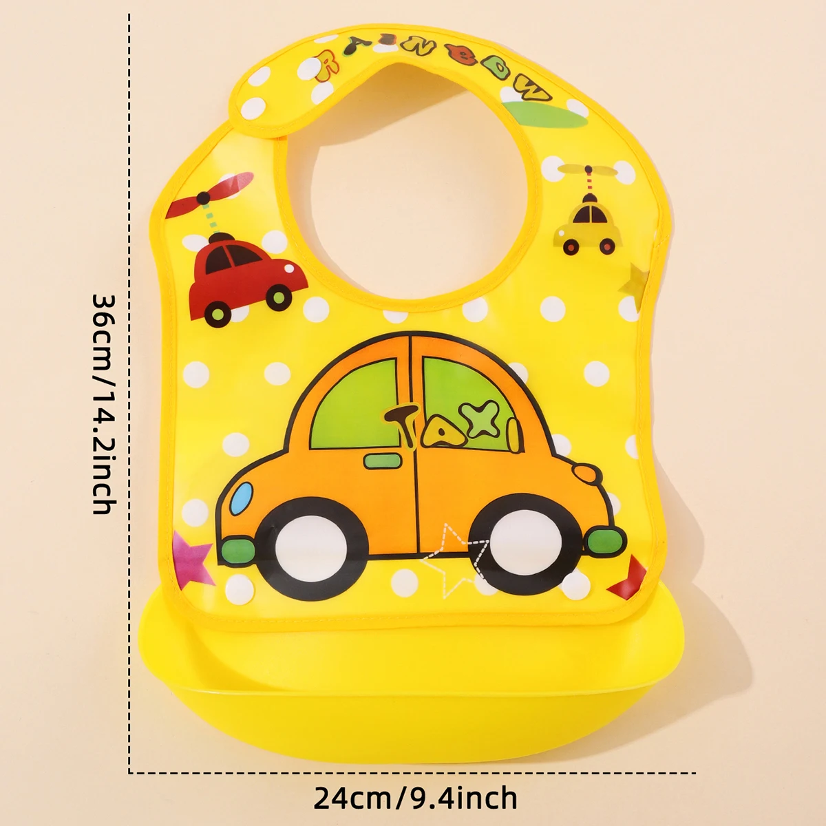 Vibrant Silicone Baby Bib Collection with Cartoon Prints 2 Vibrant Silicone Baby Bib Collection with Cartoon Prints - Image 2