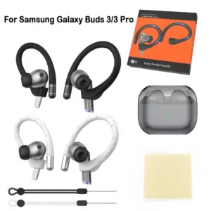 Silicone Anti-Lost Earhooks for Galaxy Buds 3 & Pro