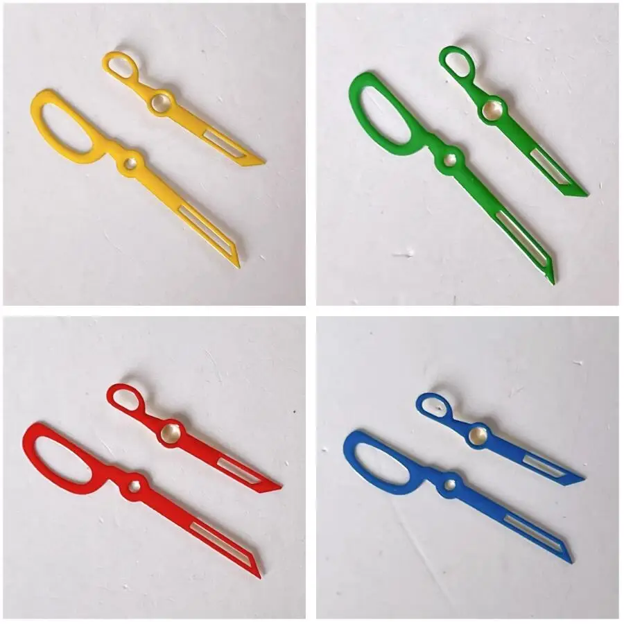 Vibrant Scissors-Shaped Watch Hands Set for NH35/NH36 2 Vibrant Scissors-Shaped Watch Hands Set for NH35/NH36 - Image 2