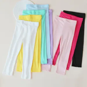 Kids' Elastic Ankle-Length Leggings for Girls 12 Sa977f41663b14c6cb52e75ff3f0f9acb3