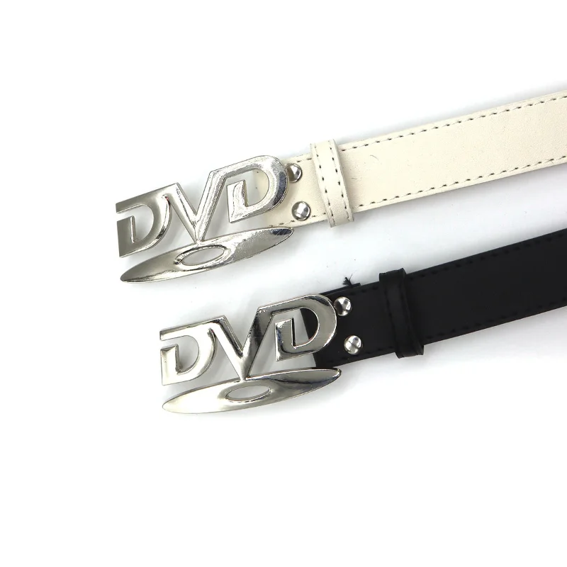 DVD Inspired Unisex Belt with Silver Buckle 2 DVD Inspired Unisex Belt with Silver Buckle - Image 2