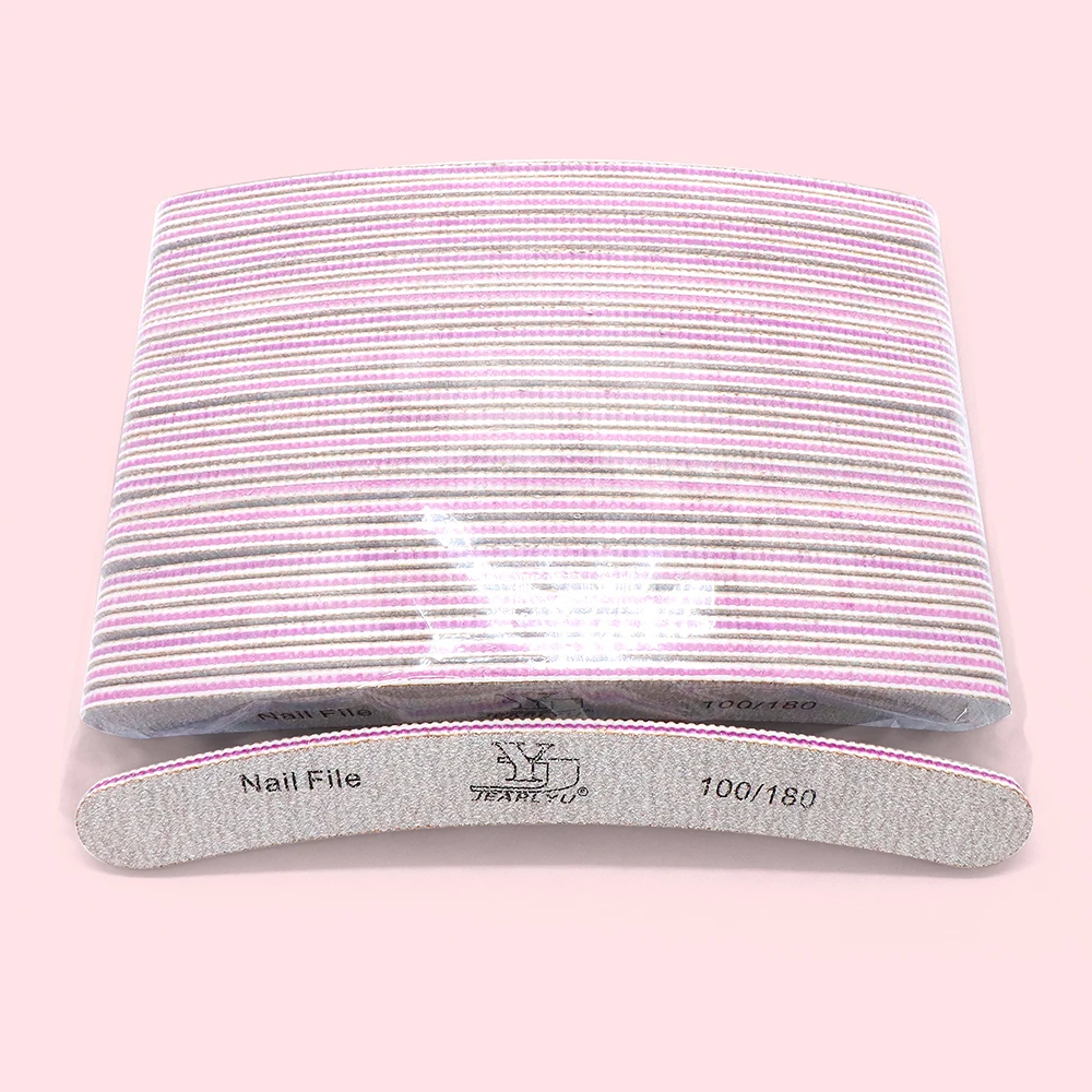 Grey Curved Nail File Set for Perfect Nails 6 Grey Curved Nail File Set for Perfect Nails - Image 6