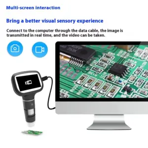 Portable Mobile Phone Microscope 1600X 8 Saa0b04989c1e479897a28027ecdcfb39n