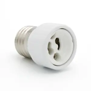 White E27 to GU10 Lamp Converter 10 Saa3023695672420993fb8cddf556c62fQ