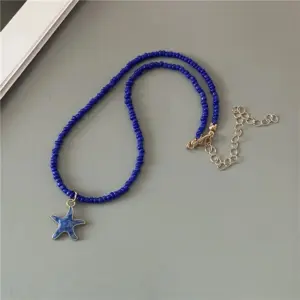 Vintage Starfish Necklace with Acrylic Beads 10 Saa59c06fa94d42e592173cd7e9b60f63z