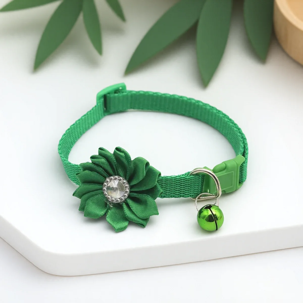 Vibrant Adjustable Pet Collar with Floral Accent 9 Vibrant Adjustable Pet Collar with Floral Accent - Image 9