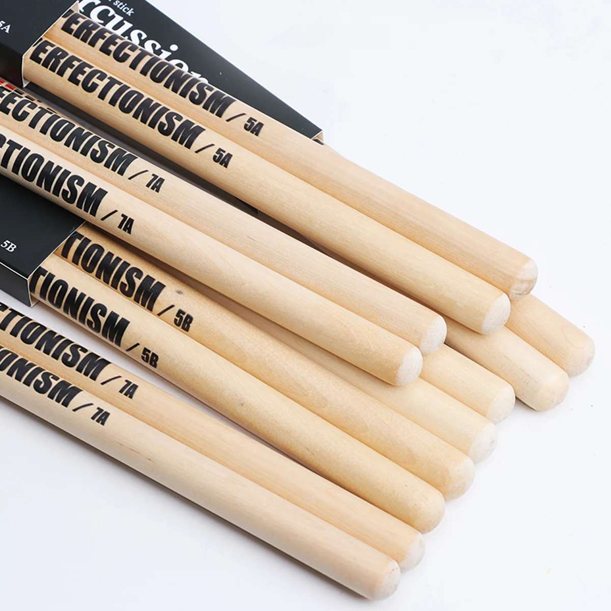 Premium Walnut-Grade Maple Drumsticks Set 5 Premium Walnut-Grade Maple Drumsticks Set - Image 5