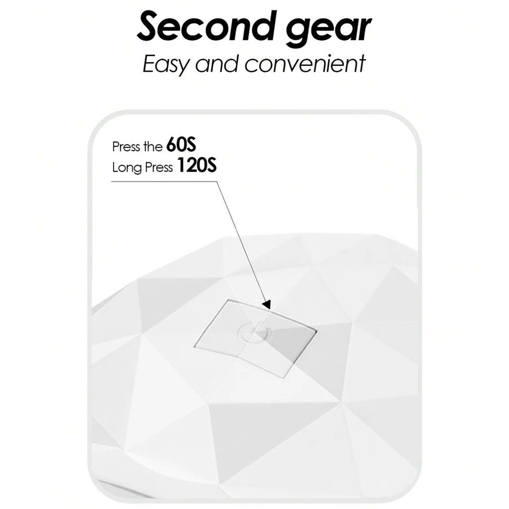 54W UV LED Nail Dryer for Gel Polishes 3 54W UV LED Nail Dryer for Gel Polishes - Image 3