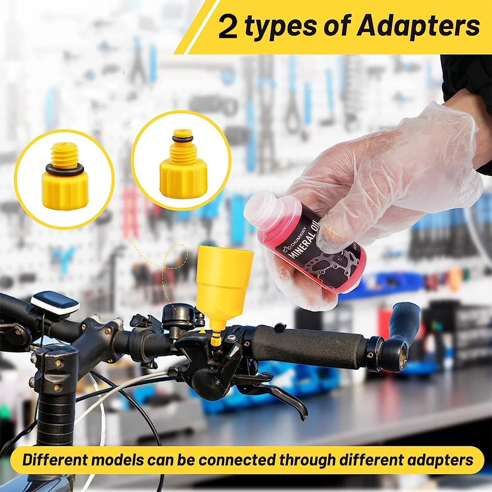 Bright Yellow Bicycle Brake Bleed Kit 2 Bright Yellow Bicycle Brake Bleed Kit - Image 2