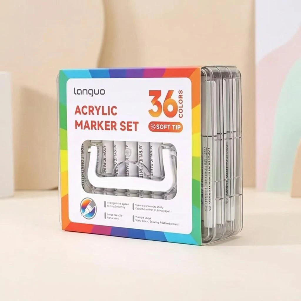 Vibrant Acrylic Marker Set in Multiple Colors 8 Vibrant Acrylic Marker Set in Multiple Colors - Image 8