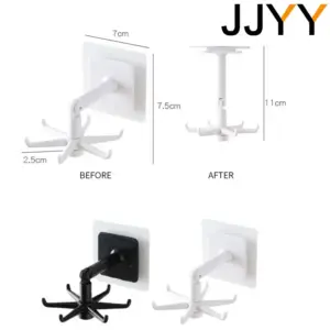 360-Degree Rotating Storage Rack in Black or White 12 Sabc1c94ffd6741b3b7e427cc377f0e107