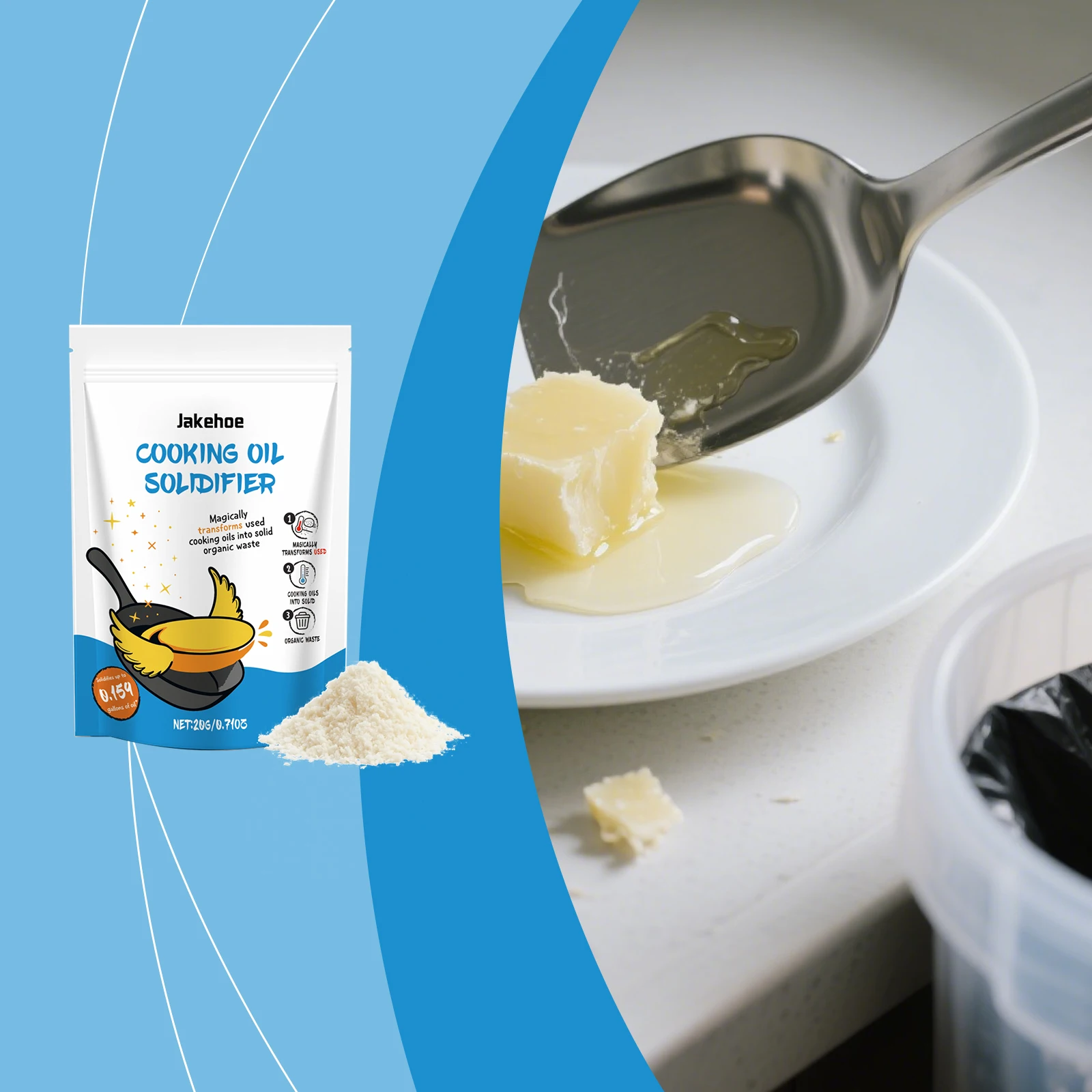 Eco-Friendly Cooking Oil Solidifier 20g 3 Eco-Friendly Cooking Oil Solidifier 20g - Image 3