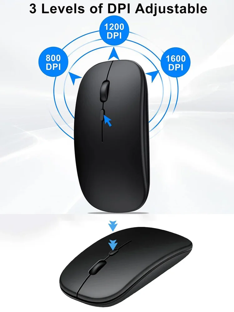 Wireless Bluetooth Mouse with Dual Connectivity 4 Wireless Bluetooth Mouse with Dual Connectivity - Image 4