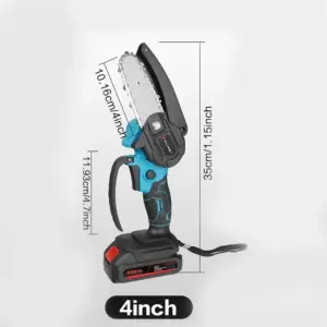 Mini Cordless Electric Chainsaw 4/6-Inch for Pruning 14 Sacd321e4458f4d80b351a115782c2a66p
