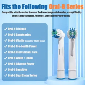 Oral B Replacement Toothbrush Heads Set (Models 100-1000) 9 Sacd78240f6d2494b9692daa4cdcfe2f2K
