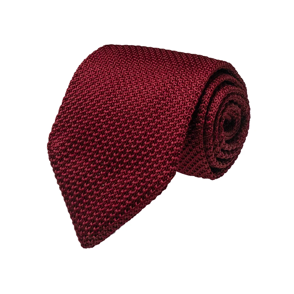 Men's Knitted Solid Neck Tie - 148cm, Cotton-Poly Blend 2 Men's Knitted Solid Neck Tie - 148cm, Cotton-Poly Blend - Image 2