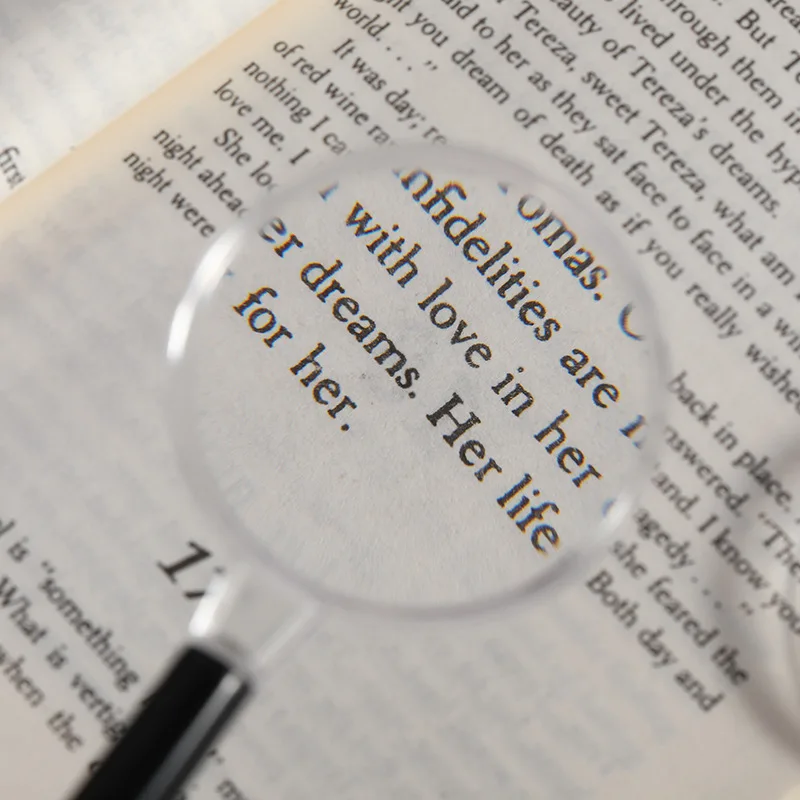 50mm Acrylic Handheld Magnifying Glass 1 50mm Acrylic Handheld Magnifying Glass