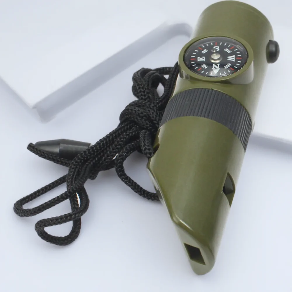 7-in-1 Outdoor Survival Whistle with Compass 7 7-in-1 Outdoor Survival Whistle with Compass - Image 7