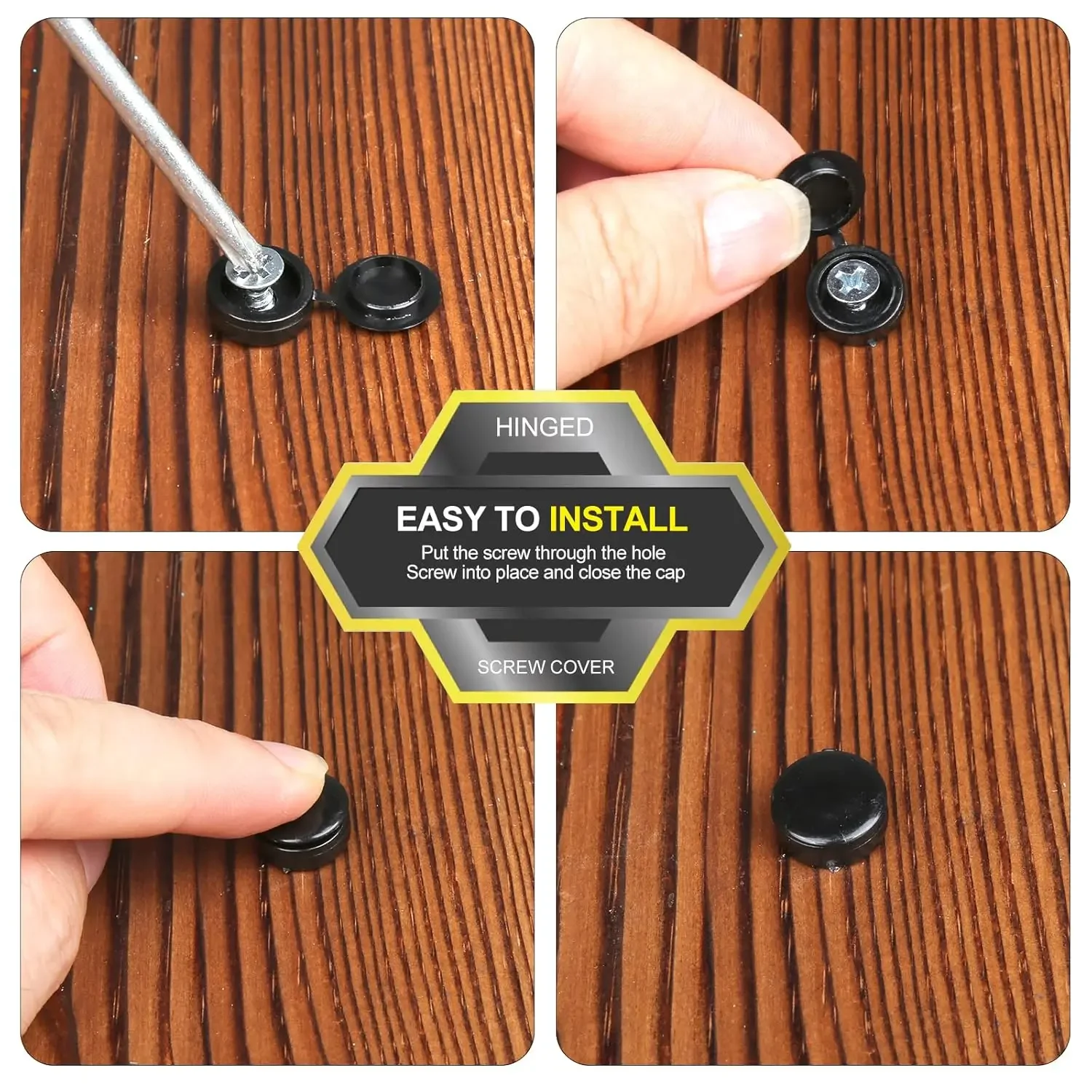 Plastic Screw Cap Covers Set for Hardware 2 Plastic Screw Cap Covers Set for Hardware - Image 2