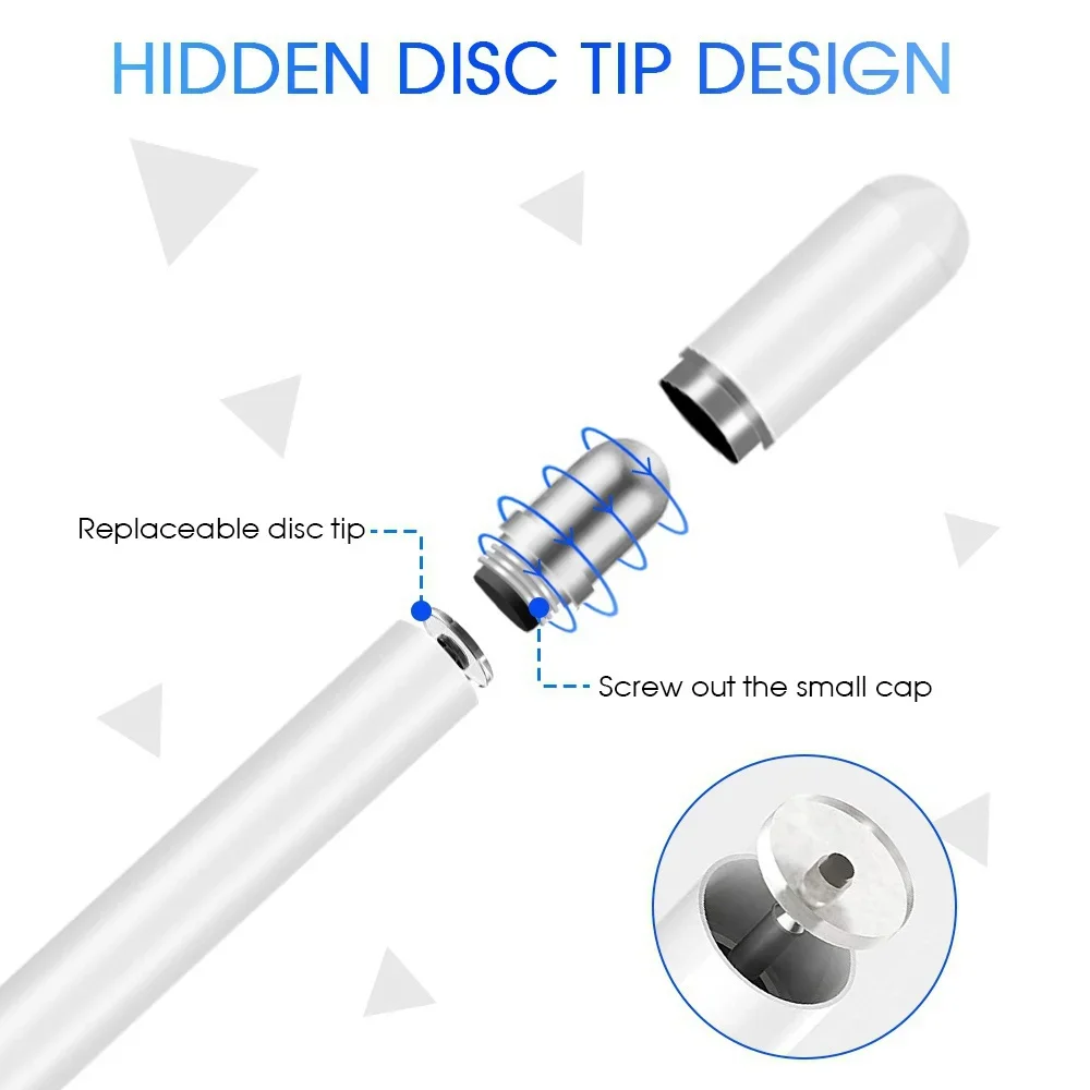 Black Capacitive Stylus Pen for Touchscreens 2 Black Capacitive Stylus Pen for Touchscreens - Image 2