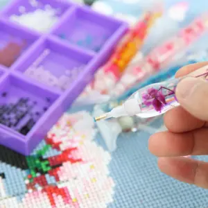 Sparkling Crystal Flower Resin Drill Pen 14 Sae4f156678a34c4cb12334bb5c597cc6c