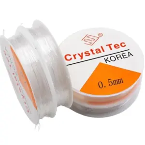 Crystal Beaded Elastic Jewelry Cord, 0.5mm–1.0mm 14 Sae874012e36a410fa2adced42ca1be5dT