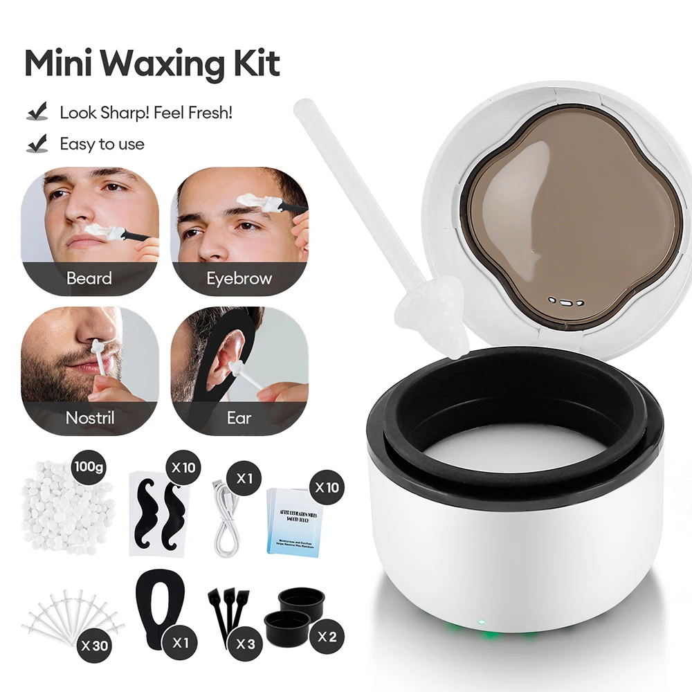 Mini Wax Heater for Facial & Nose Hair Removal 2 Mini Wax Heater for Facial & Nose Hair Removal - Image 2