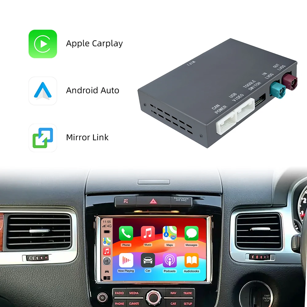 Wireless CarPlay Interface for VW Touareg 2011-2017 3 Wireless CarPlay Interface for VW Touareg 2011-2017 - Image 3