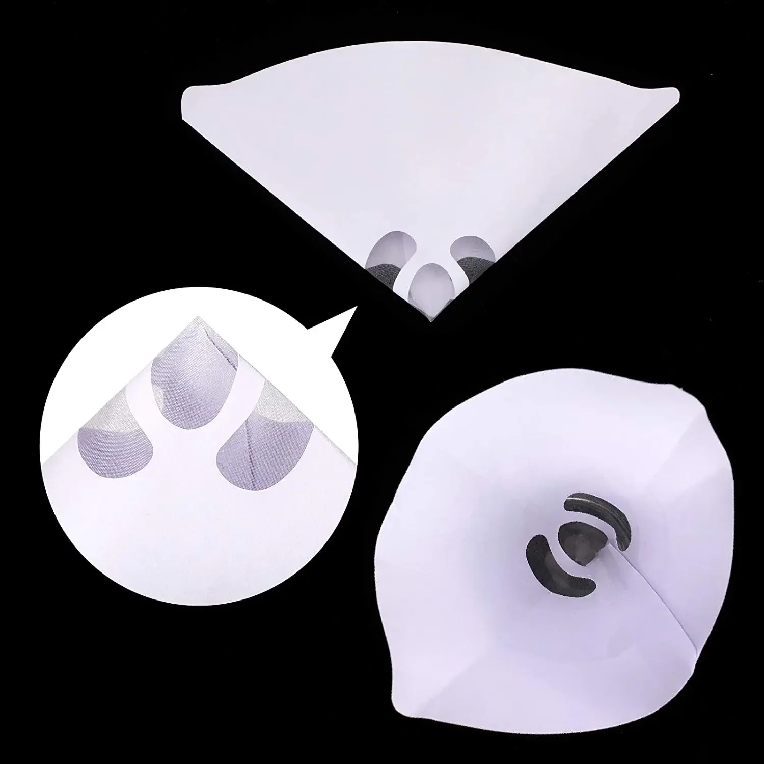 50-Pack White Conical Spray Paint Filters 10x19cm 3 50-Pack White Conical Spray Paint Filters 10x19cm - Image 3