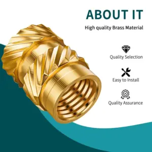 Brass Heat Set Insert Kit for 3D Printing 8 Saf913df6b9c14b678e41b1c9271a7abc0