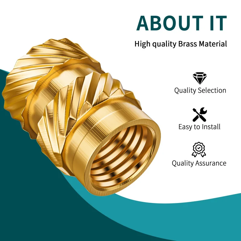 Brass Heat Set Insert Kit for 3D Printing 3 Brass Heat Set Insert Kit for 3D Printing - Image 3