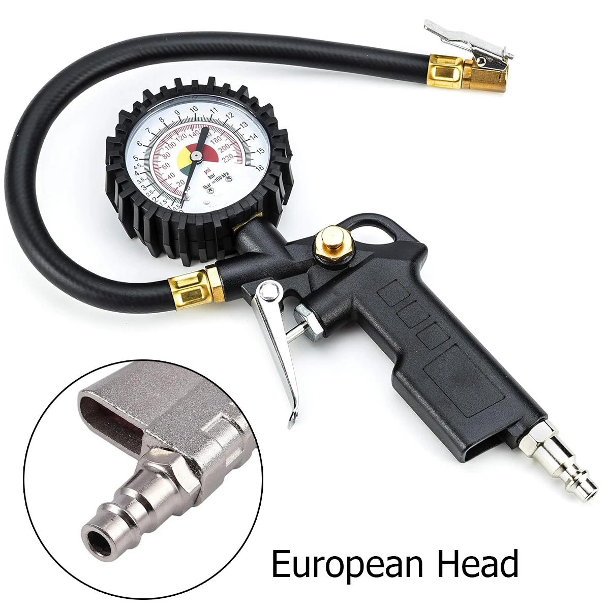 Multifunctional Tire Pressure Gauge with Color Indicator 10 Multifunctional Tire Pressure Gauge with Color Indicator - Image 10